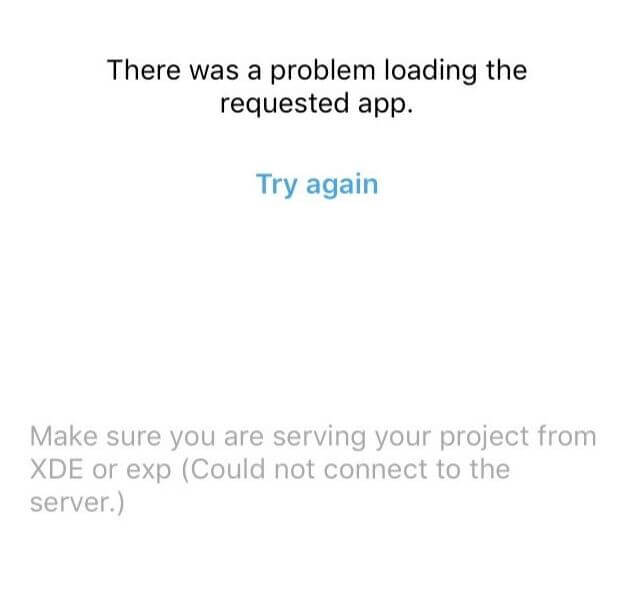 Problem Loading App