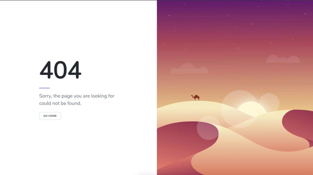 New 404 page