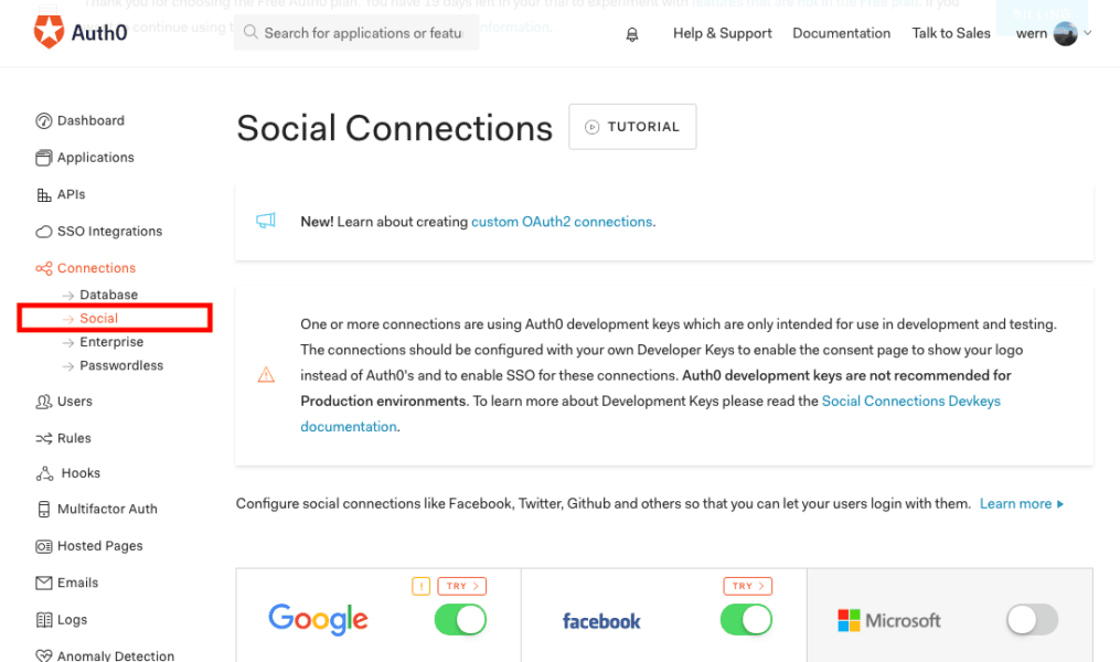 Enable social connections