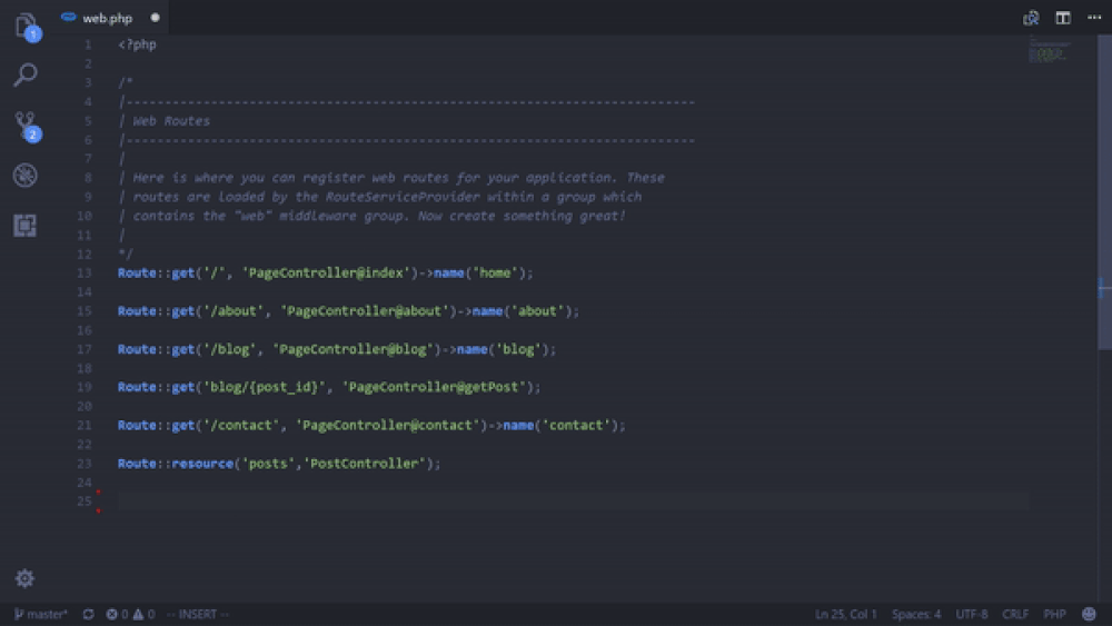 laravel 5 snippets in action