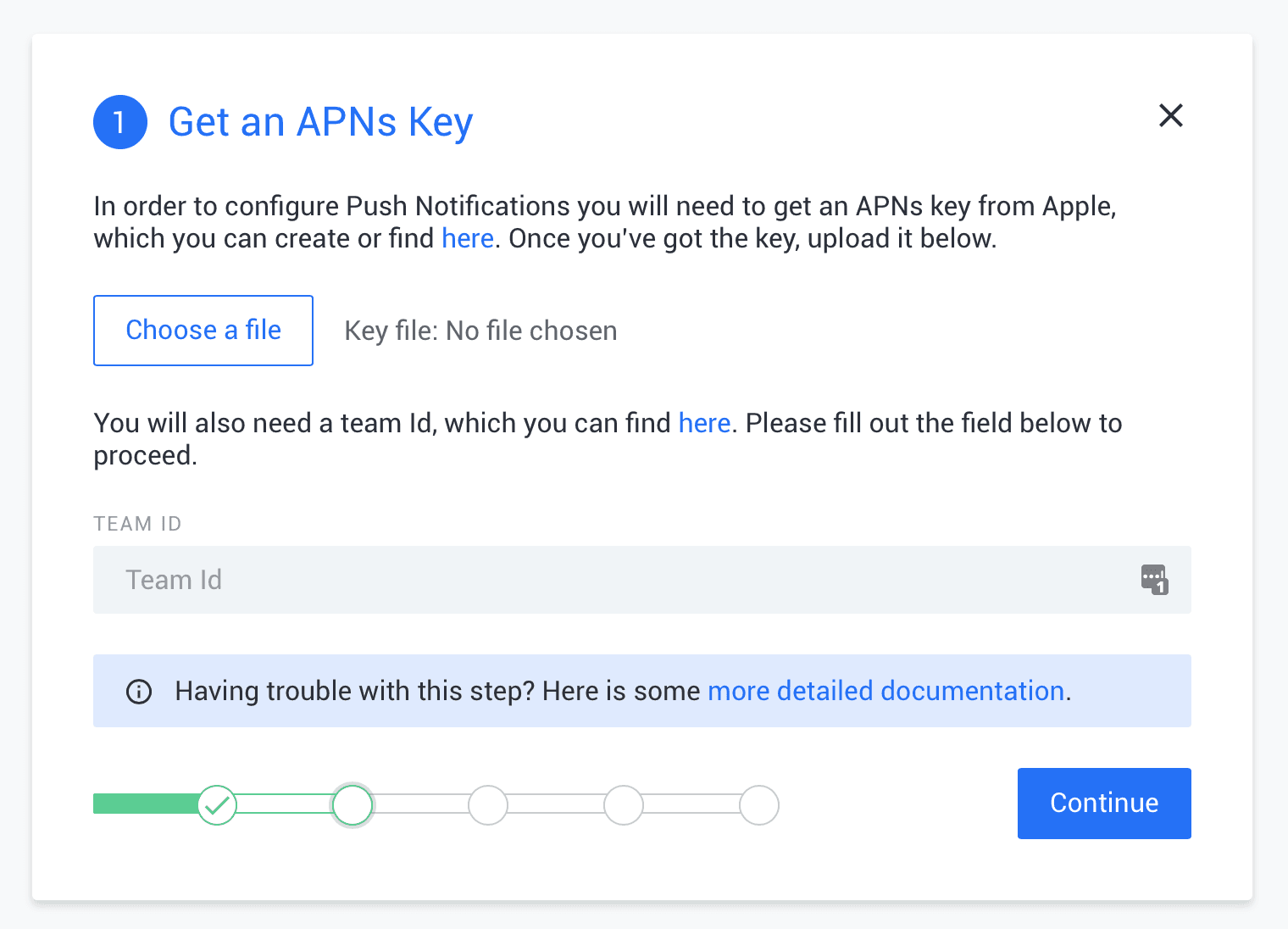 Add APN key